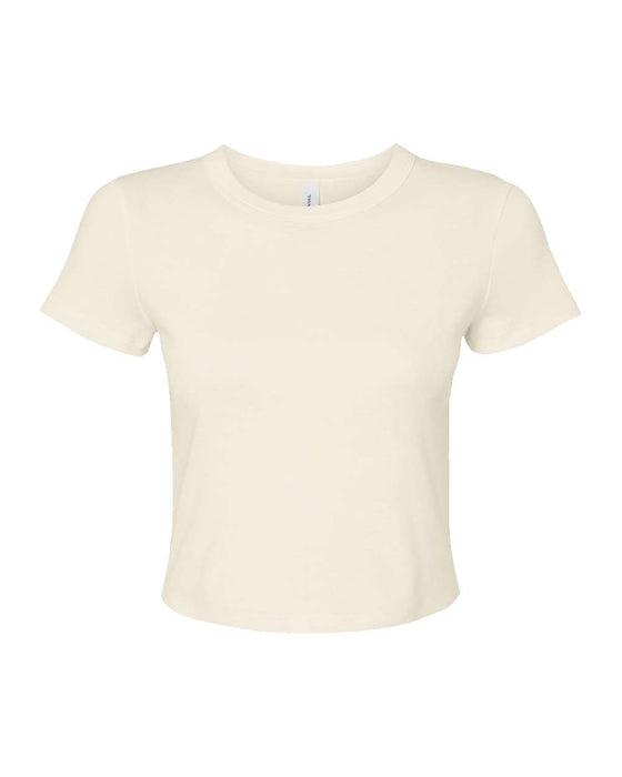 Bella + Canvas Micro Rib Crop Top
