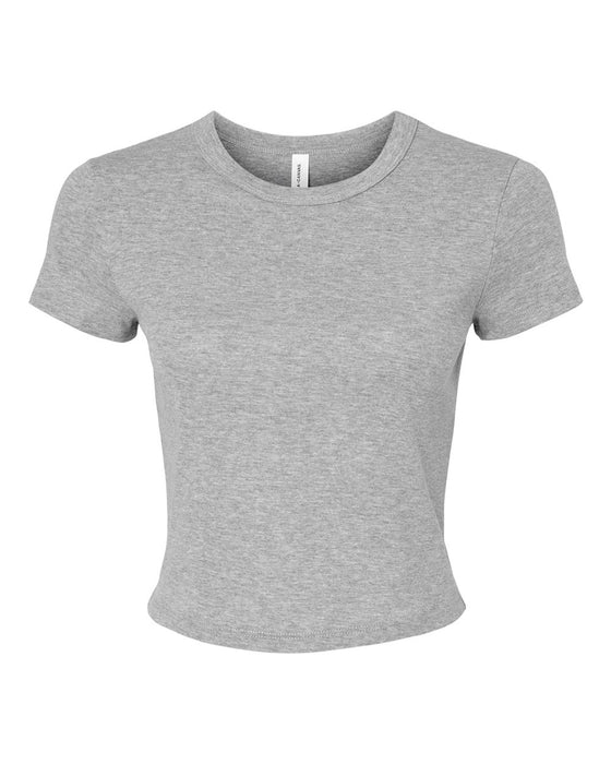 Bella + Canvas Micro Rib Crop Top