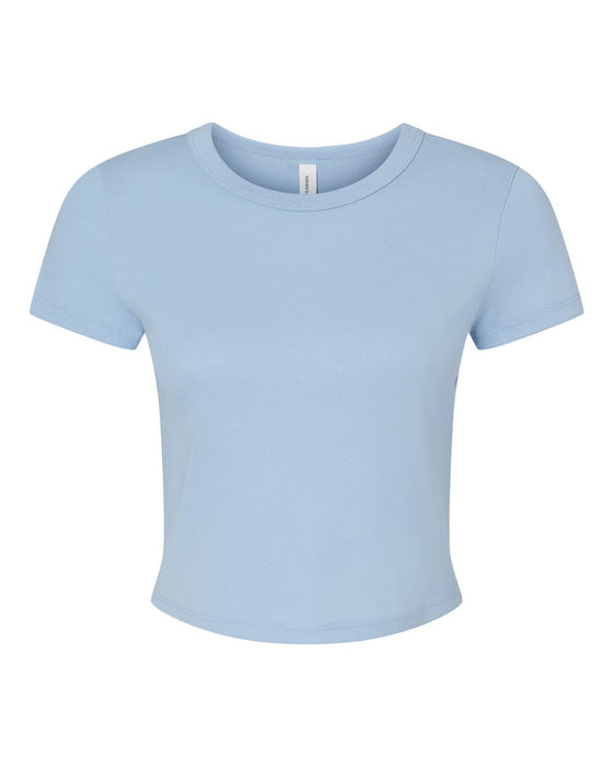 Bella + Canvas Micro Rib Crop Top