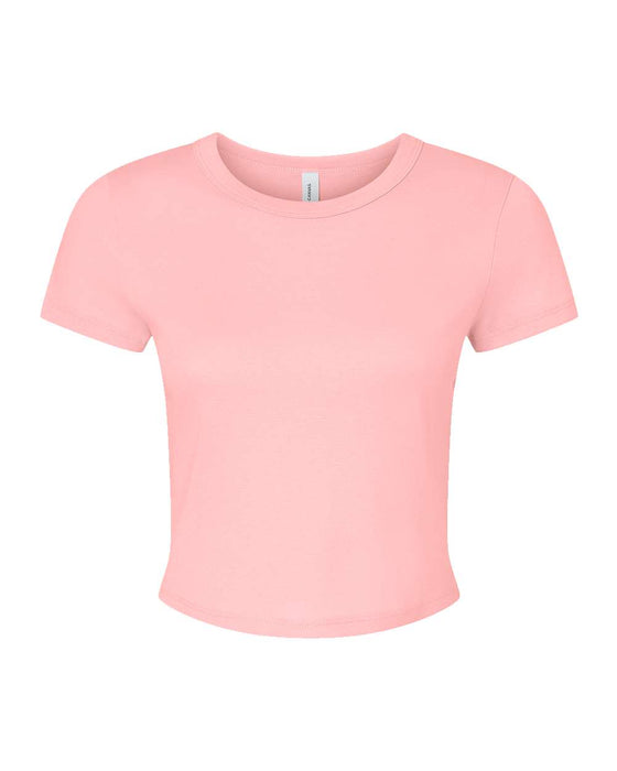 Bella + Canvas Micro Rib Crop Top