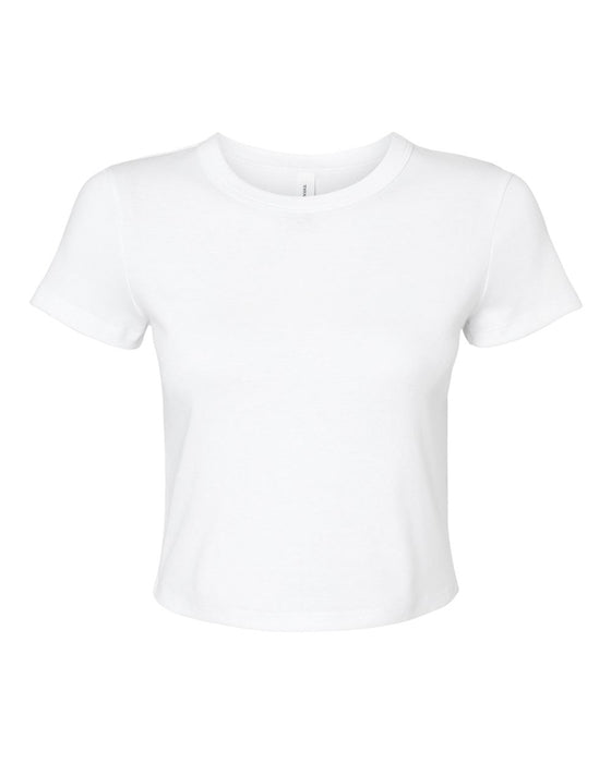 Bella + Canvas Micro Rib Crop Top