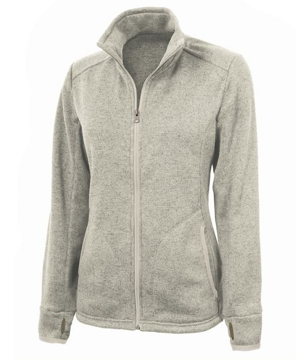 Charles River Apparel Heathered Fleece Jacket