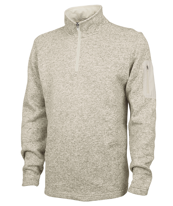 Charles River Apparel Heathered Fleece 1/4 Zip Pullover