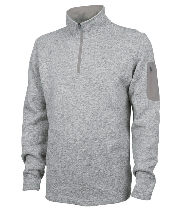 Charles River Apparel Heathered Fleece 1/4 Zip Pullover
