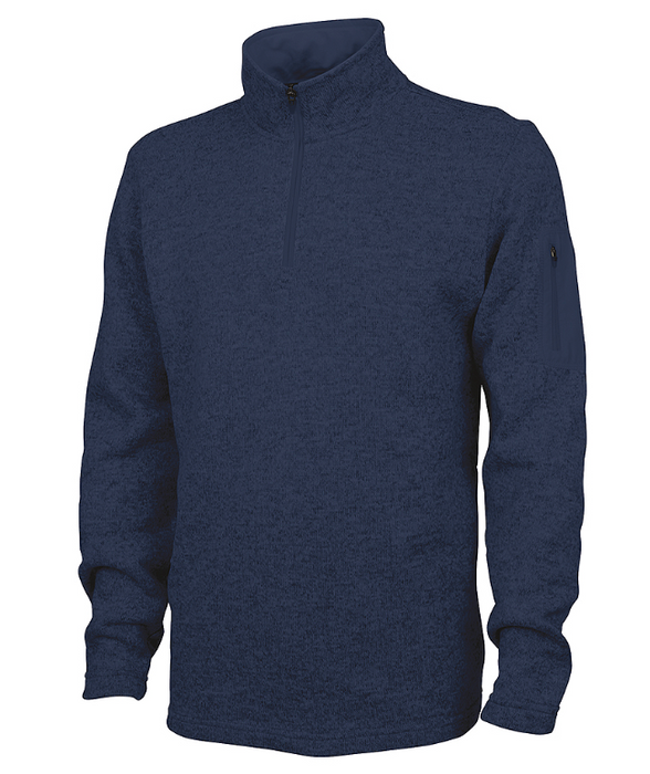 Charles River Apparel Heathered Fleece 1/4 Zip Pullover