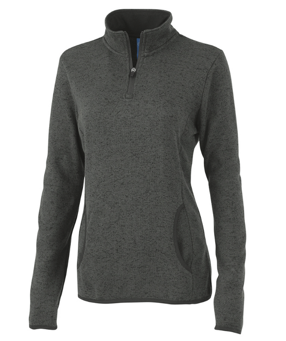 Charles River Apparel Heathered Fleece 1/4 Zip Pullover