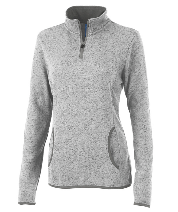 Charles River Apparel Heathered Fleece 1/4 Zip Pullover
