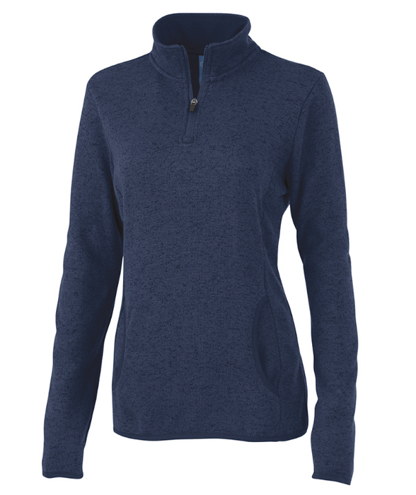 Charles River Apparel Heathered Fleece 1/4 Zip Pullover