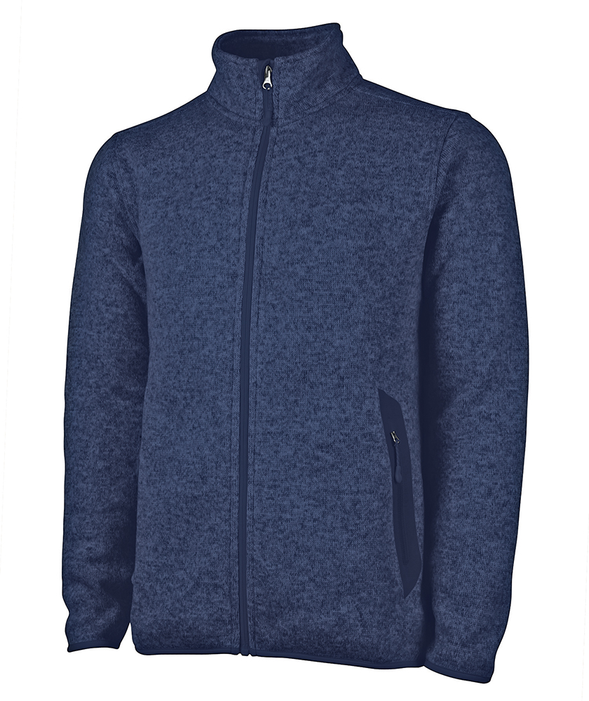 Charles River Apparel Men's Heathered Fleece Jacket – GroupGear