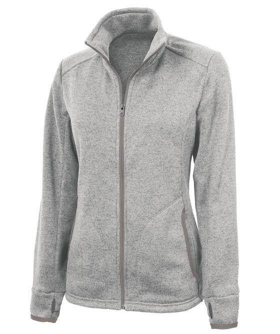 Charles River Apparel® Women's Heathered Fleece Jacket – South