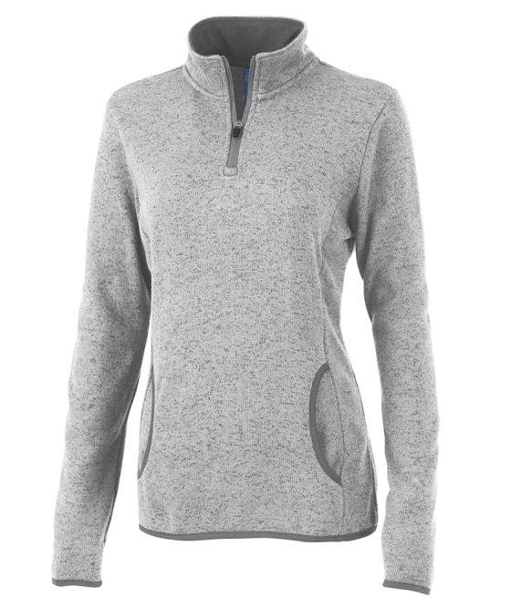 Charles River Apparel Women's Heathered Fleece Pullover — GroupGear